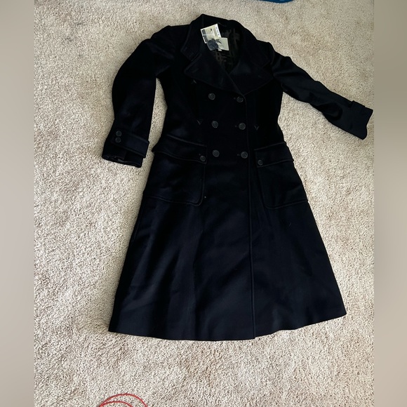 Burberry woolen coat usa large also fit medium - Picture 2 of 15